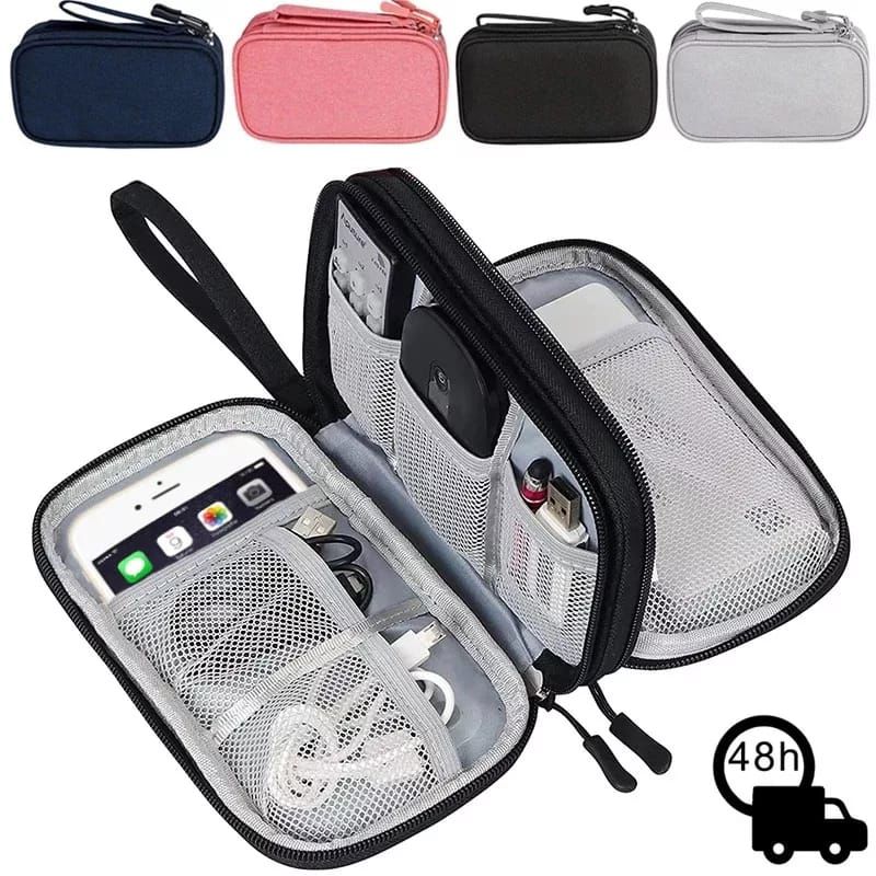 Travel Cable Organizer Bag Portable Power Bank Organizer Bag Waterproof