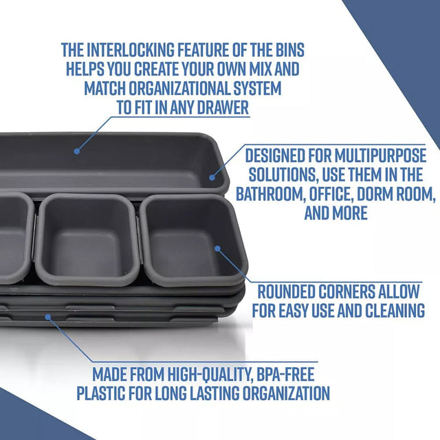 8 in1  drawer organizer