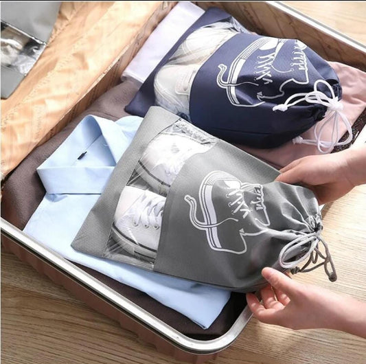 Non woven Portable shoe storage bag