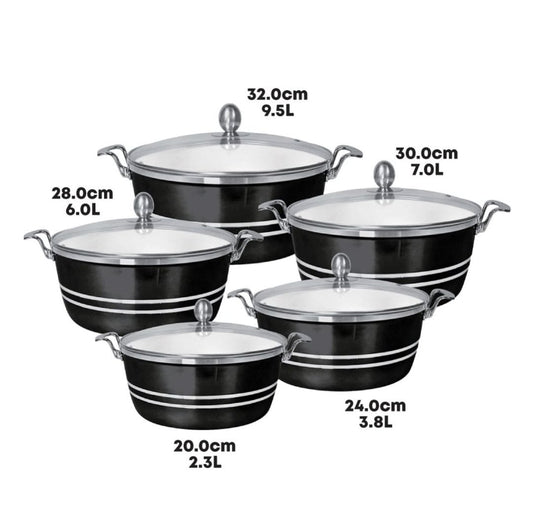 SQ Professional Mettalic Die cast Stockpot  Pots