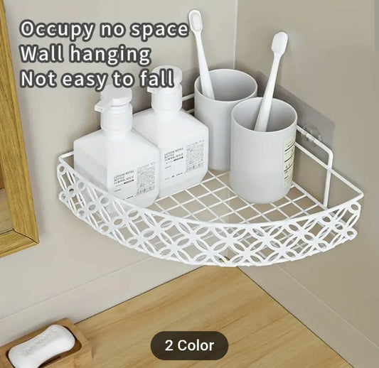 Heavy duty corner Self-Adhesive bathroom rack