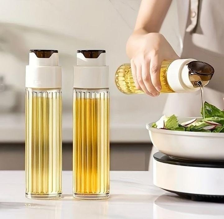 Luxury glass oil jar