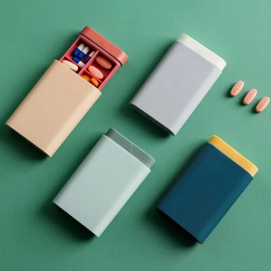 Nordic style pill (medicine) organiser