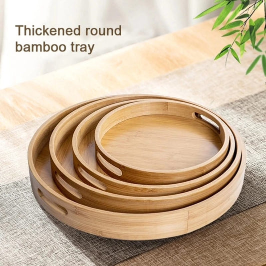 MULTIFUNCTIONAL BIG SIZED 4 IN 1 BAMBOO TRAYS