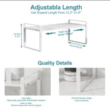 Rectractable shelf organizer