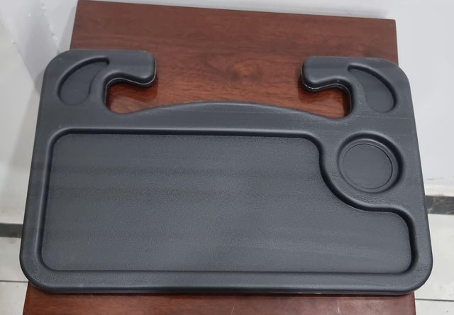 Hard Plastic 2 sided steering wheel slotted table
