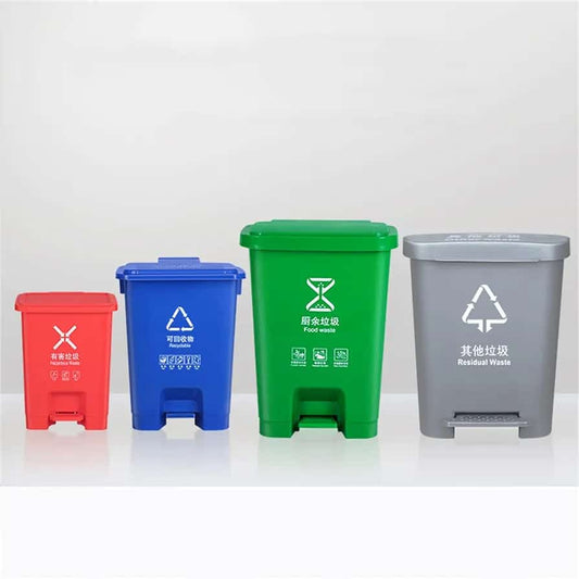 SunPower Quality Plastic Pedal Dustbin Restocked.  Available in Grey, Red, Blue and Green