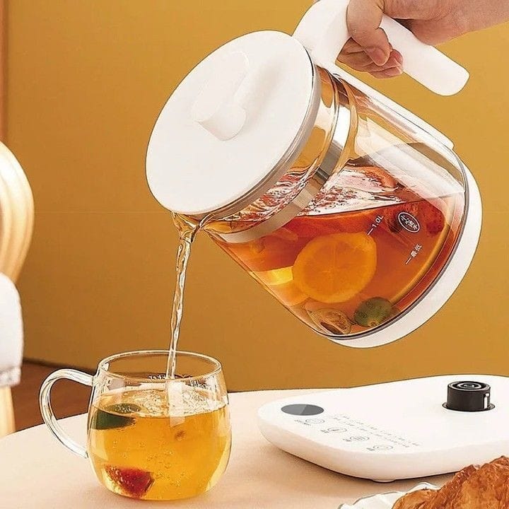 Electric glass tea pot