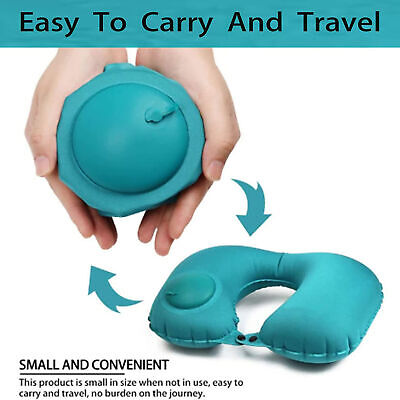 inflatable travel neck pillow