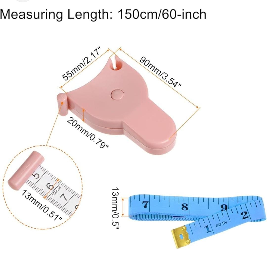 retracting Body fitness measuring tape