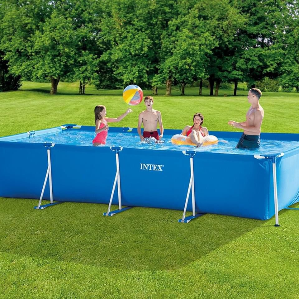 Intex Family Rectangular Pool Intex Rectangular Frame Swimming Pool – iDecorator