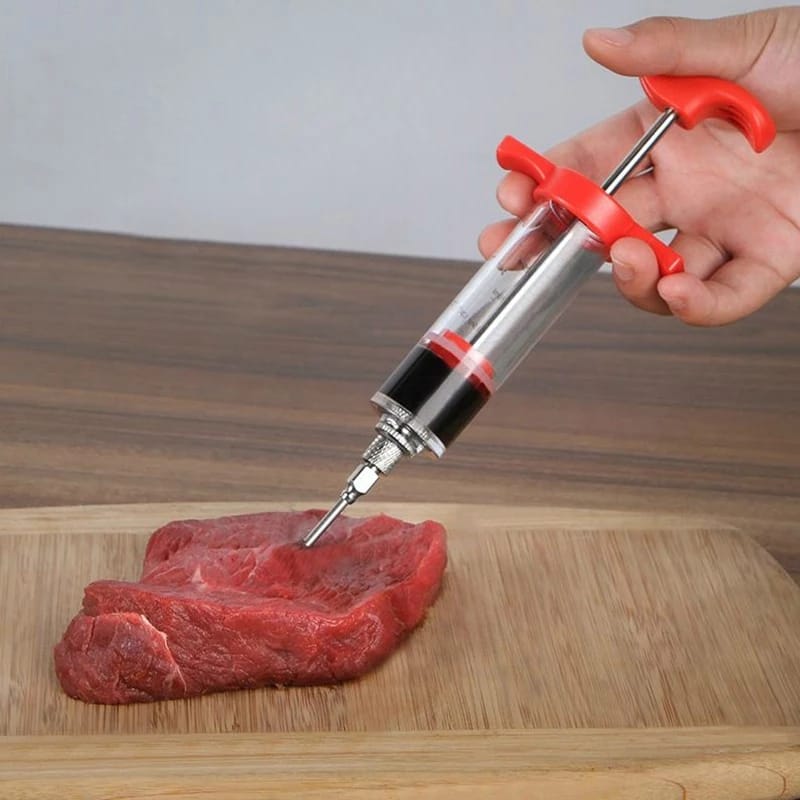 BBQ Marinade meat injector kit