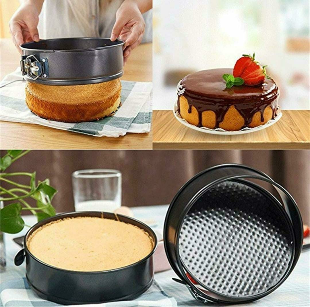 3pcs Cake moulds/baking tins