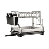 Kitchen Dish Rack with drain tray 2-Tier