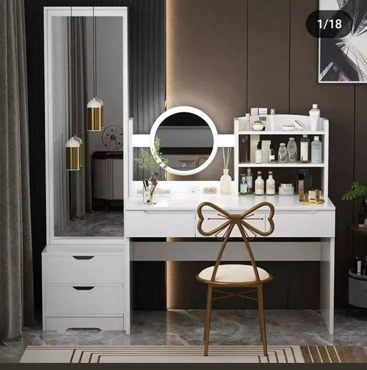 Nordic full body mirror dressing table