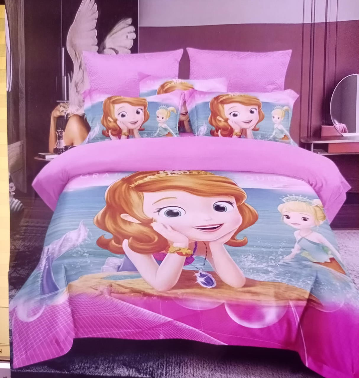 Cartoon theme duvet one sheet one pillowcases 4/6
