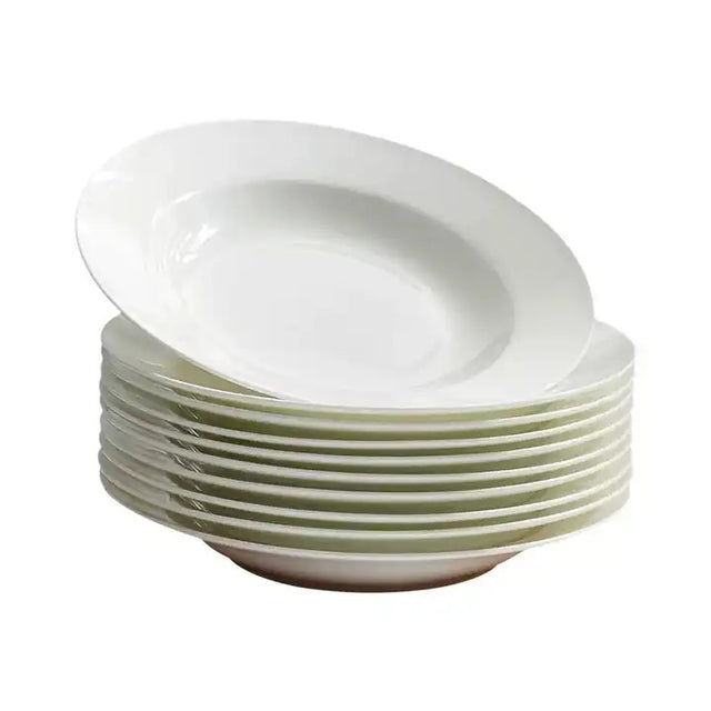 High-quality ceramic shallow plates