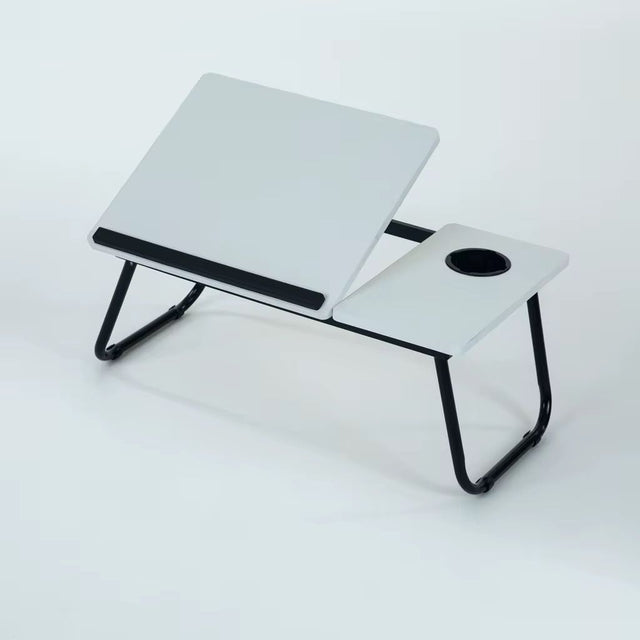 Adjustable Tilting Laptop Folding Table Stand Desk Bed Table with Foldable Legs