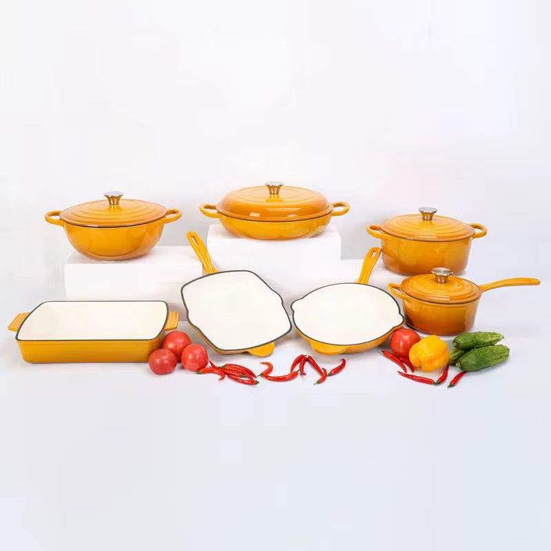 Enamel Cast iron cooking pots