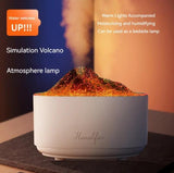 Ultrasonic volcano like  humidifier with  remote
