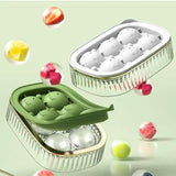 ice cube maker with tray and ball maker