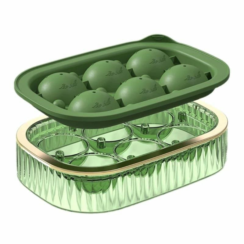 ice cube maker with tray and ball maker