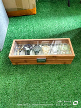 wooden watch organizer
