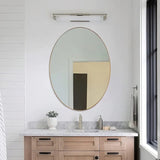 Unbreakable Decorative Oval Wall Mirror