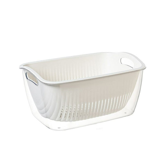 Double layer drain basket