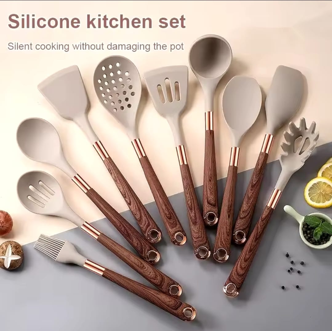 silicone spoon set