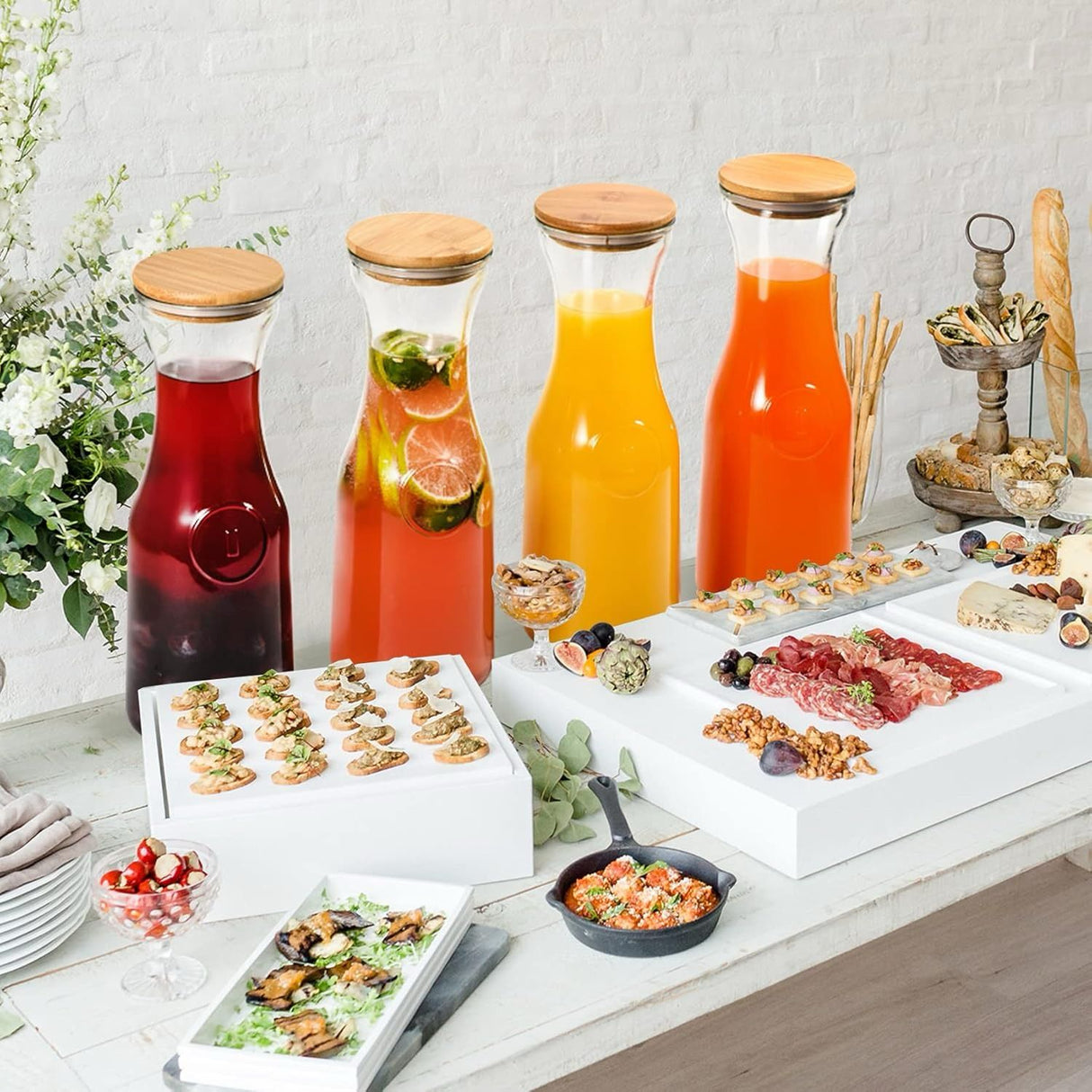 Glass Carafe Pitchers