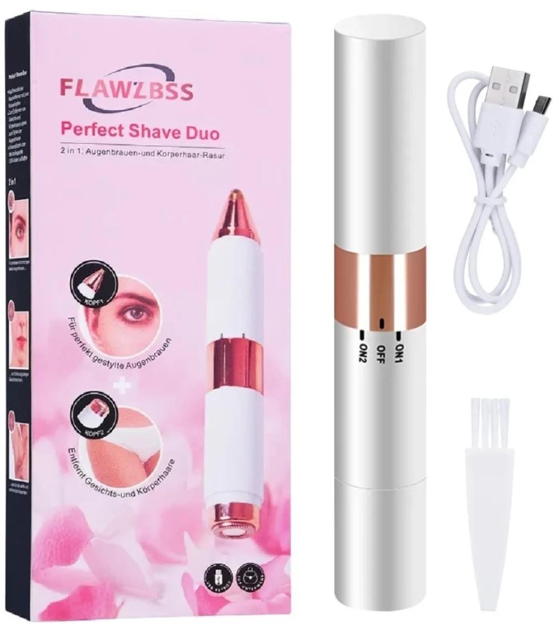 shaver 2in1 for  eye brows body or  facial hair