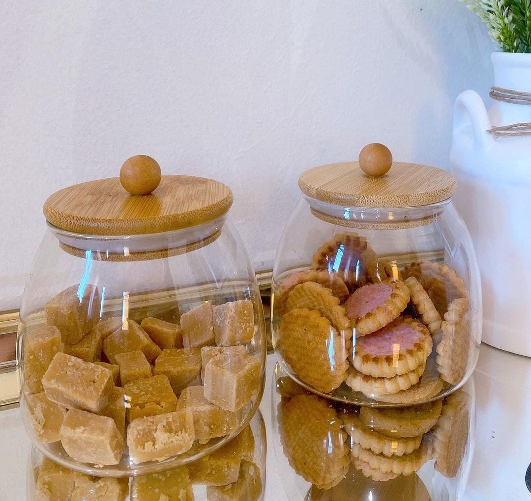 Glass storage containers /canisters