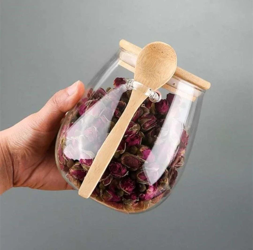 Glass storage containers /canisters