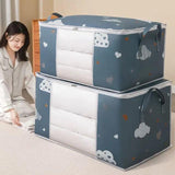 Extra Large Capacity Quilt Bags With Zipper Closet/Undebed Storage Organizer