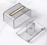 Luxury clear serviette holder