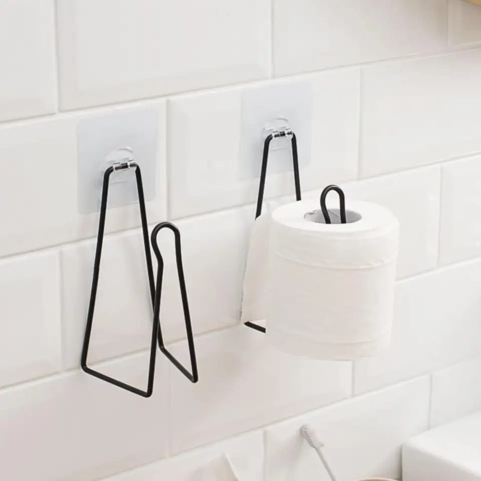 Towel Holder Space-saving Wall-mounted Tissue Holder