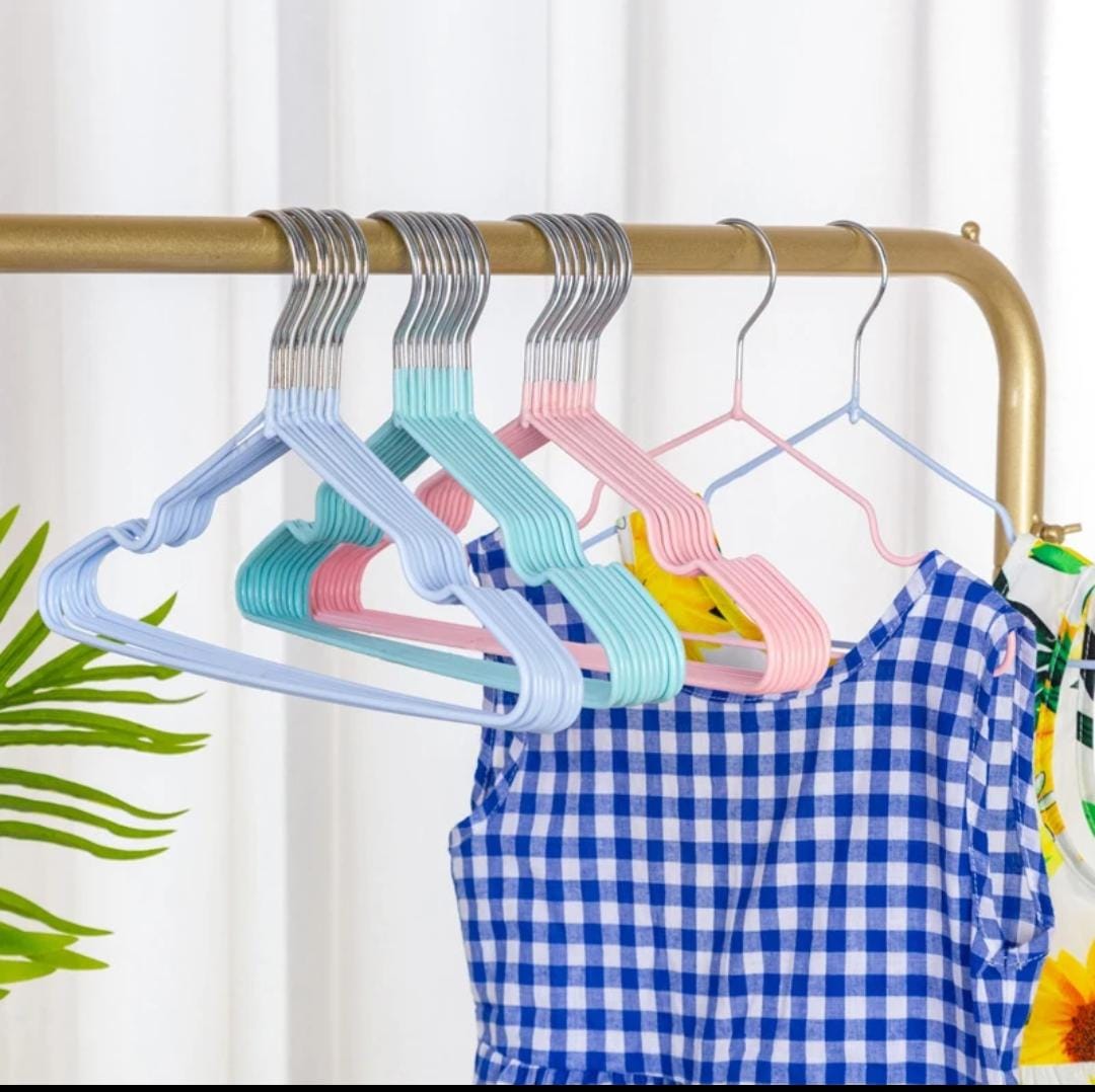 clothes hangers with antislip stainless steel hook 10pcs