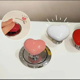 heart shaped toilet press
