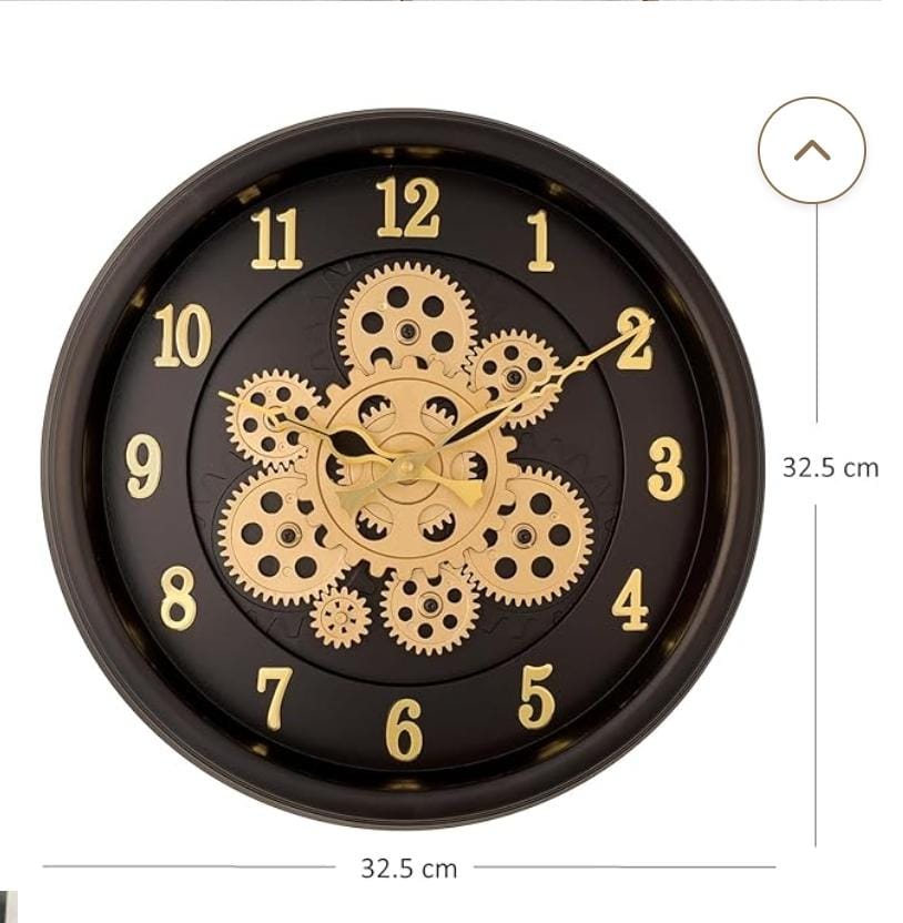 gear wall clock