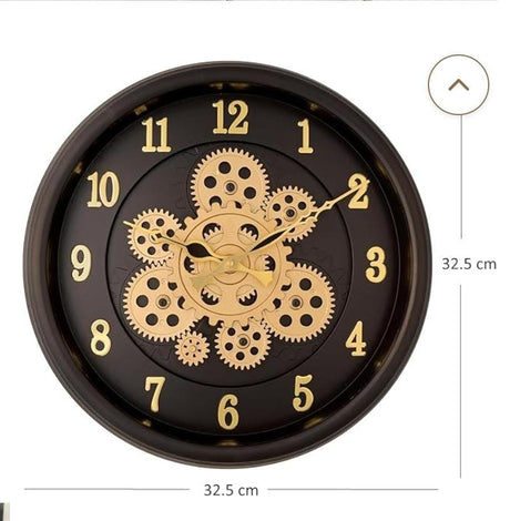 gear wall clock