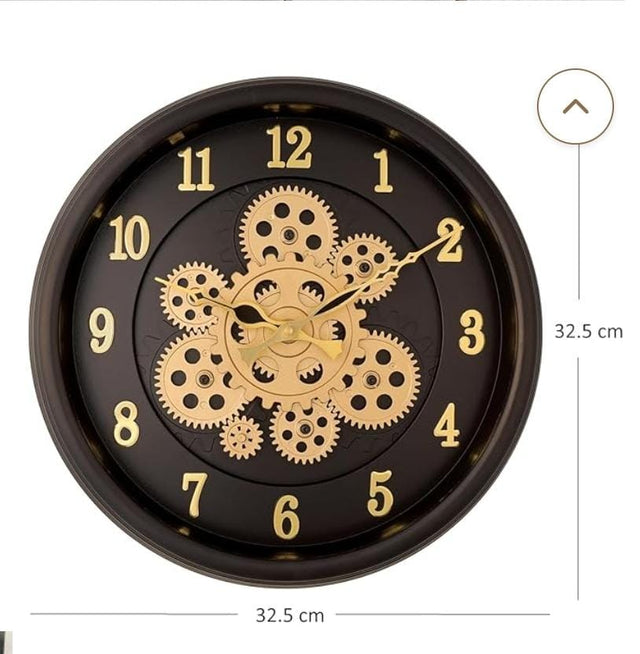 gear wall clock