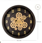 gear wall clock