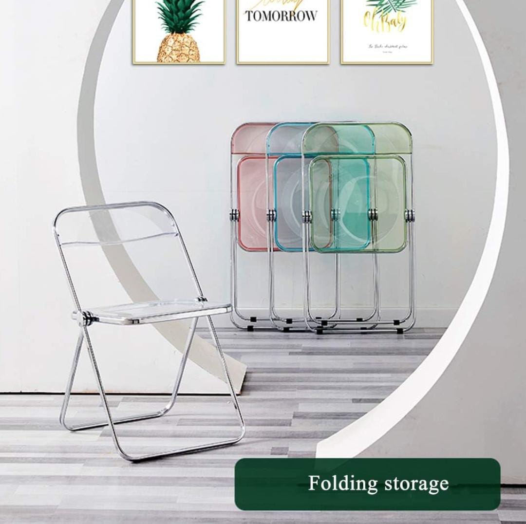 Transparent Acrylic Folding Chair
