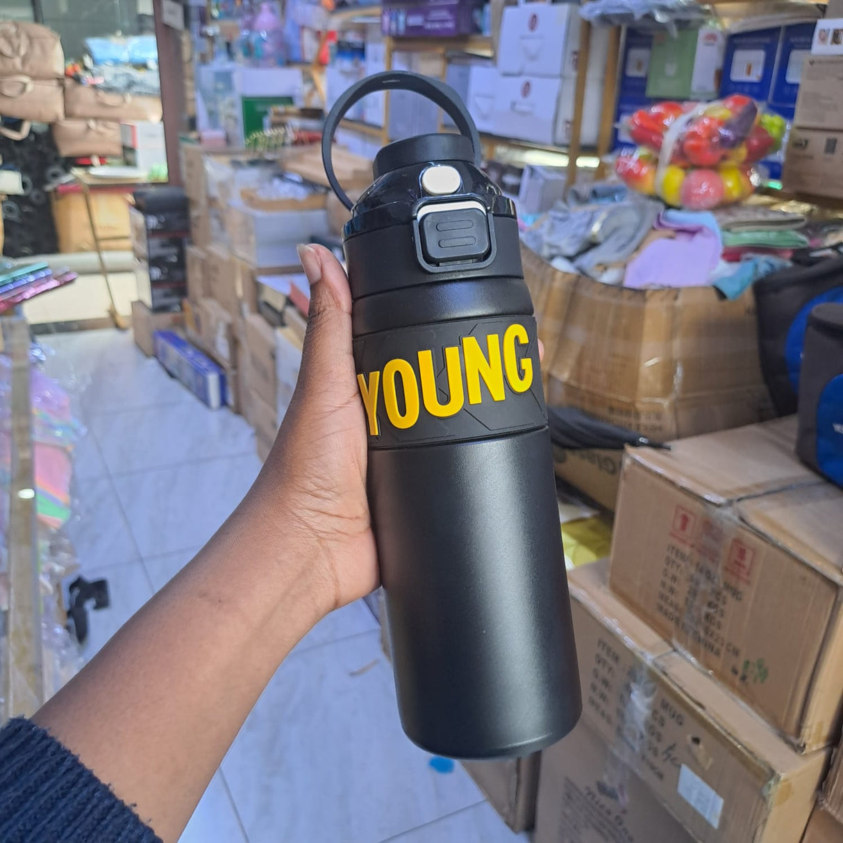 double walled insulated steel flask bottle