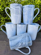 Marble ceramic cups 6pcs