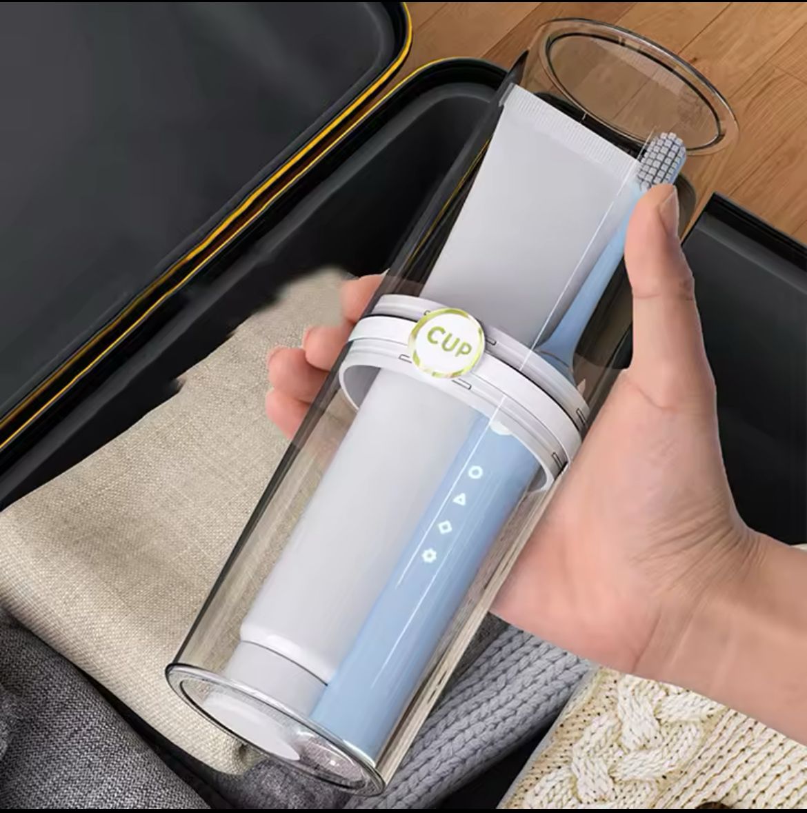 High Quality Bigger Portable Travel Toothbrush holder
