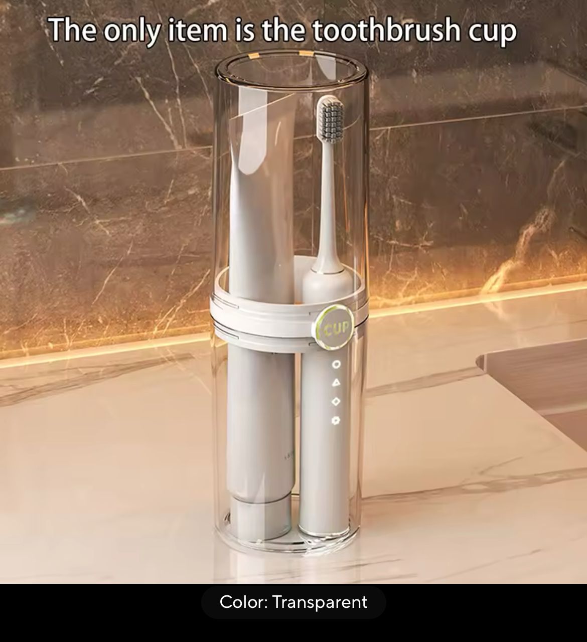 Bigger Portable Travel Toothbrush holder