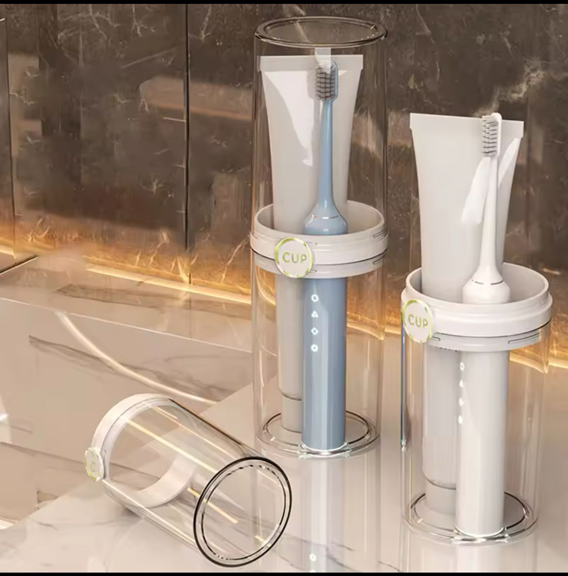 Bigger Portable Travel Toothbrush holder