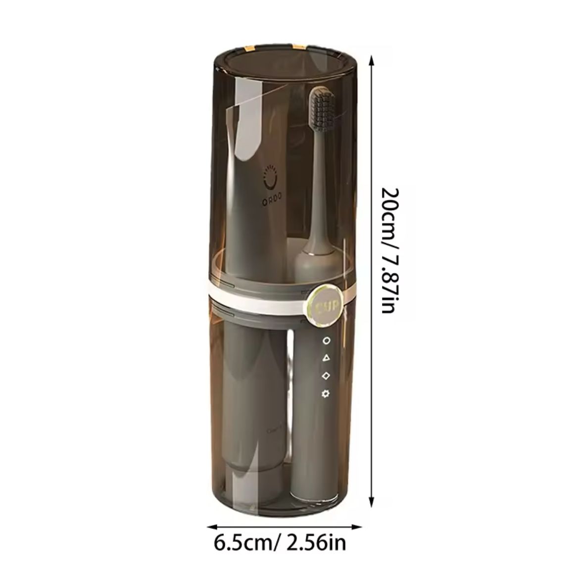 Bigger Portable Travel Toothbrush holder
